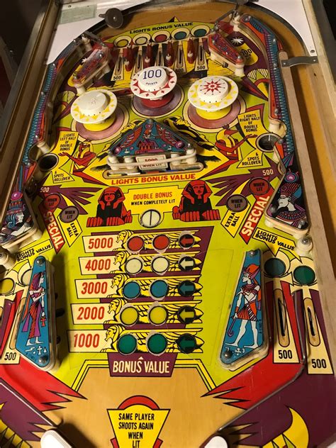 Internet Pinball Machine Database: Gottlieb 'Cleopatra' .